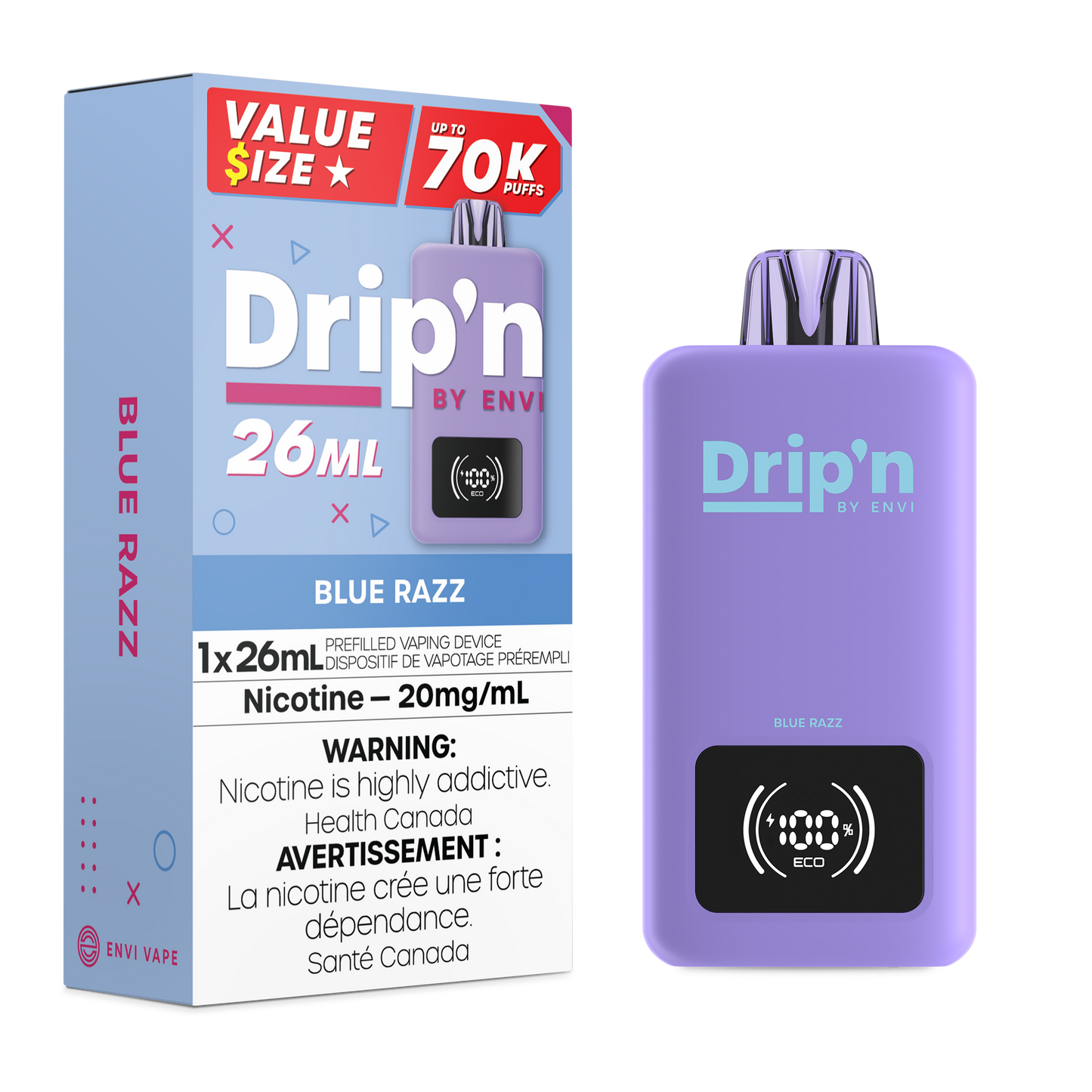 Drip'n 70k - Blue Razz