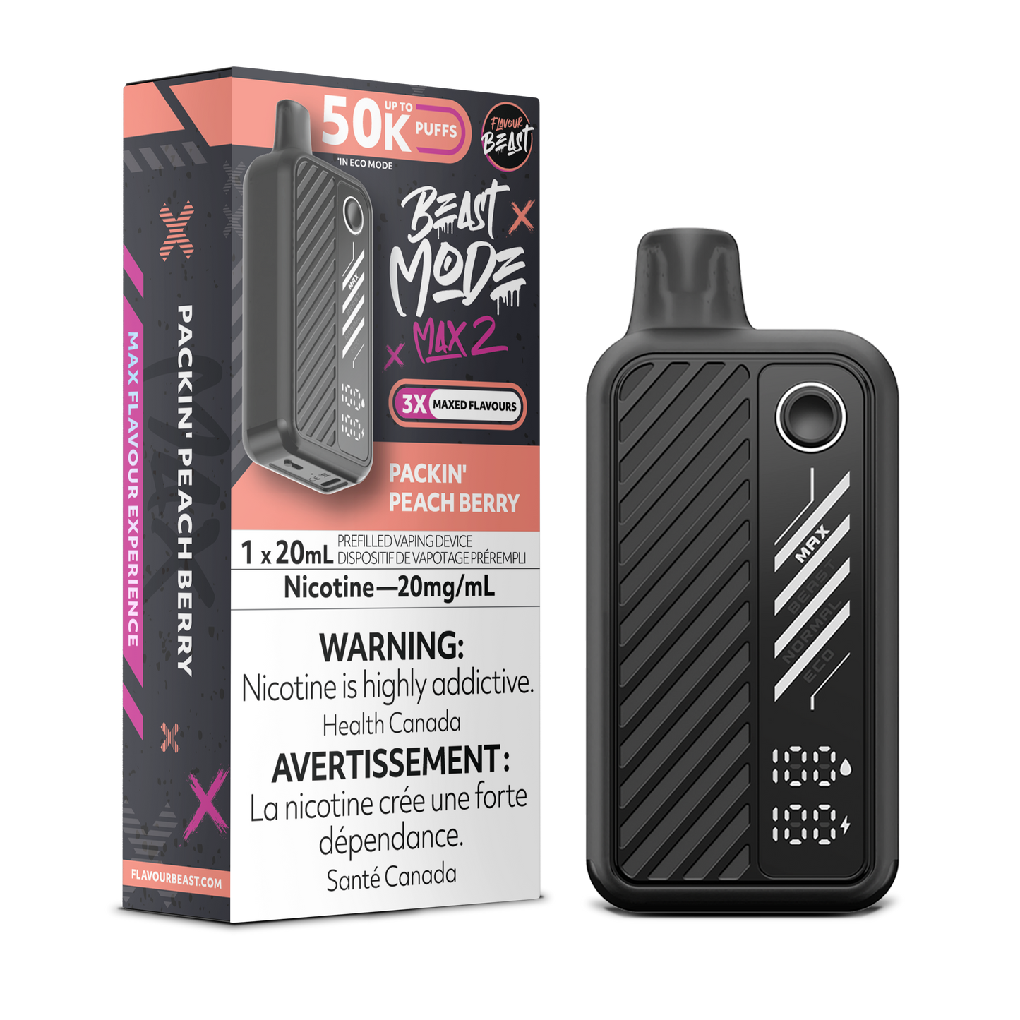 Beast Mode Max 2 50k - Packin' Peach Berry
