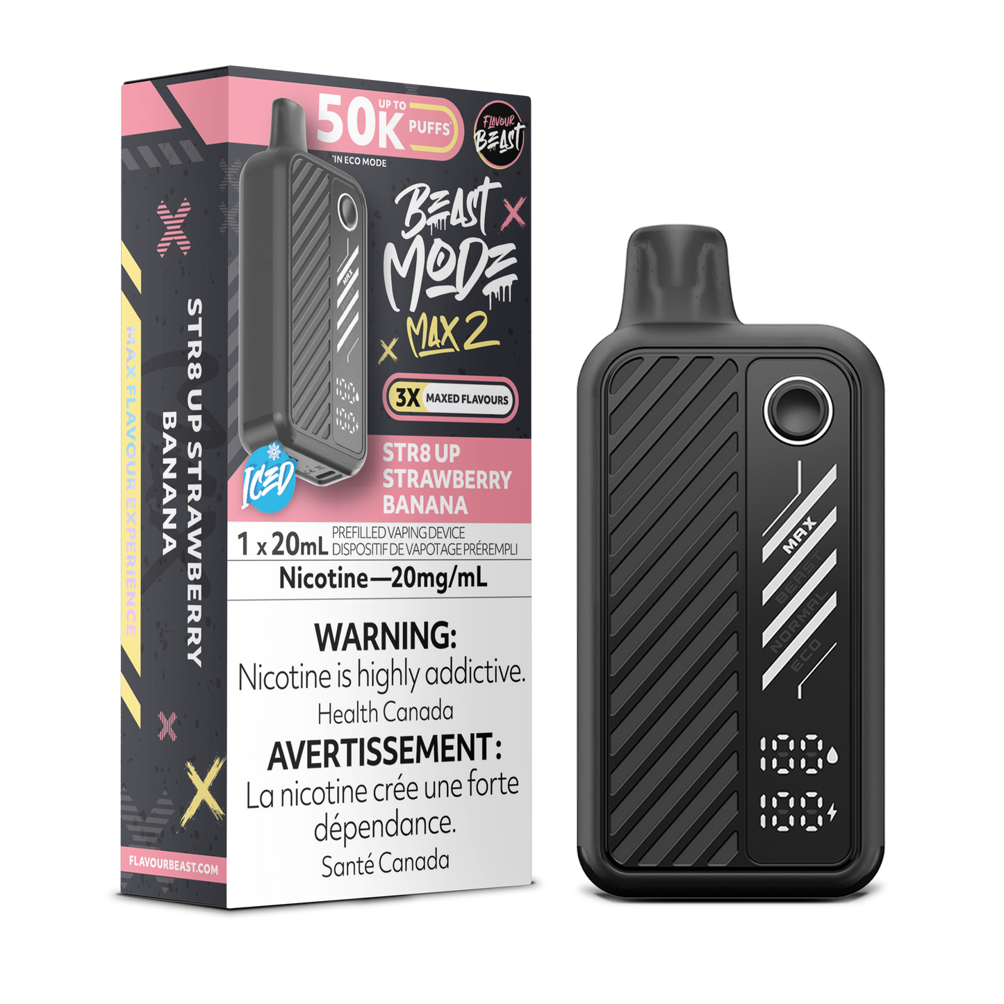 Beast Mode Max 2 50k - STR8 UP Strawberry Banana
