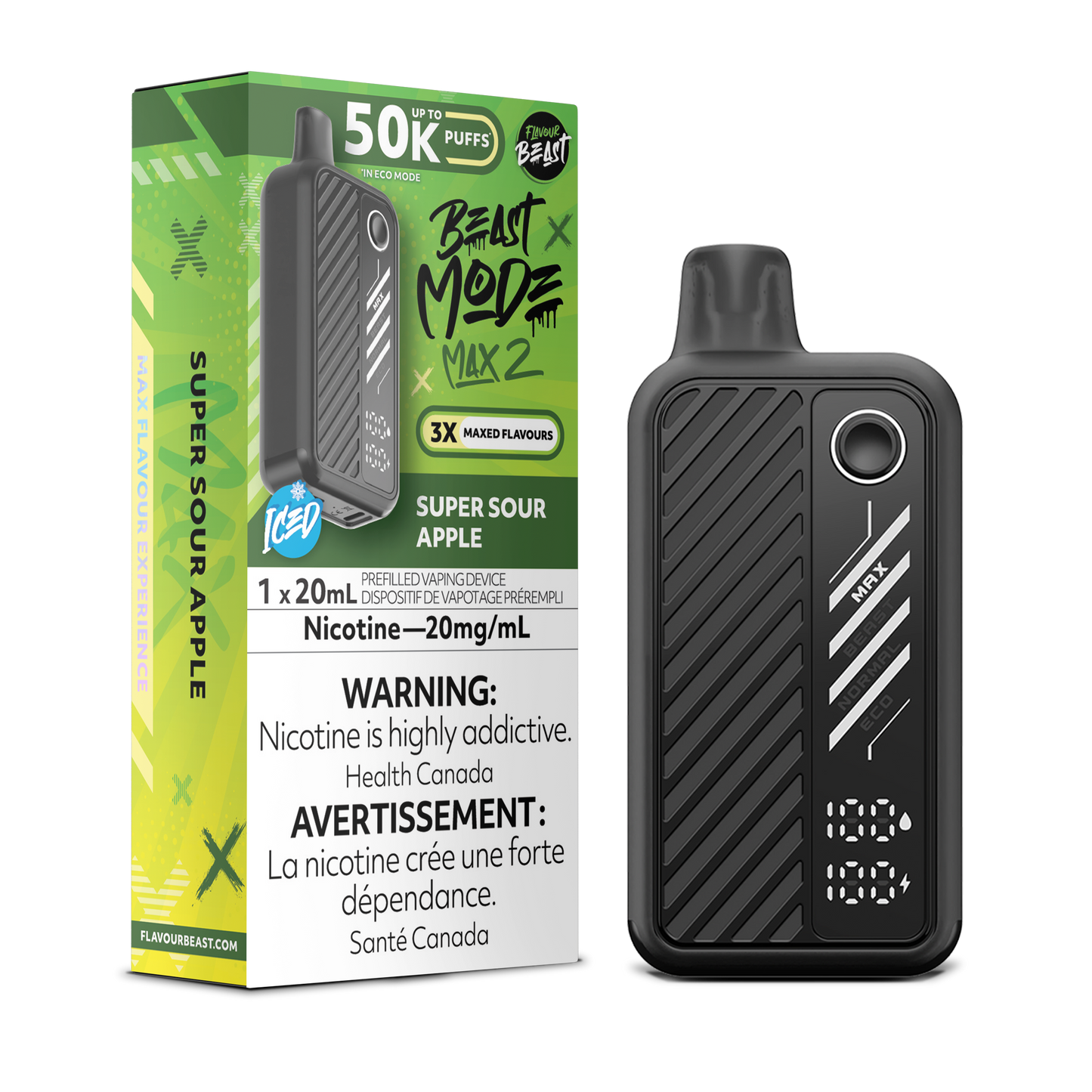 Beast Mode Max 2 50k - Super Sour Apple