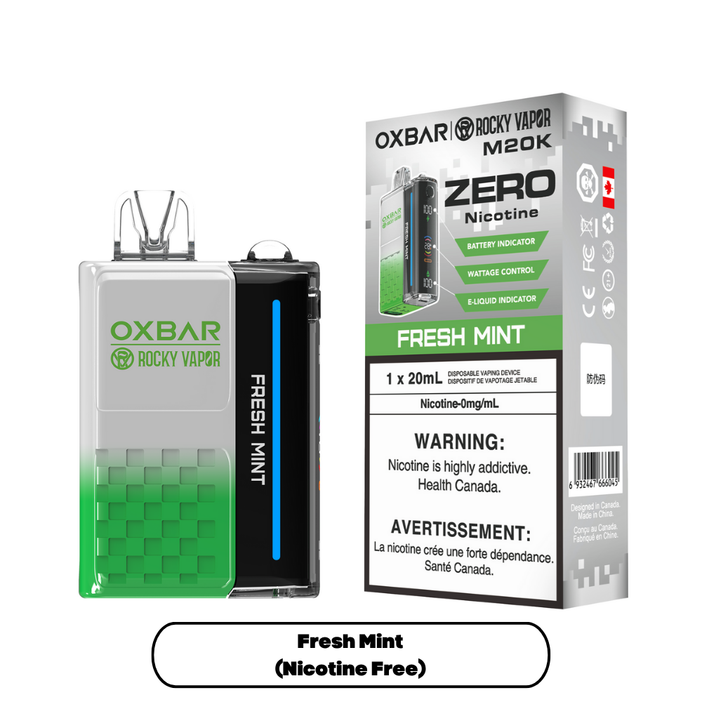 Oxbar M20K - Fresh Mint (Nicotine Free)