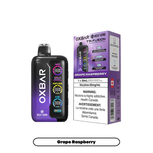 Oxbar Tri Fusion - Grape Raspberry