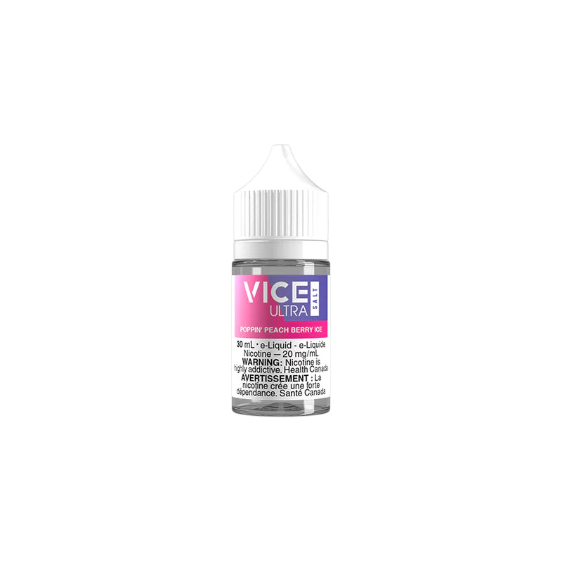 Vice Ultra Salt 30mL - Poppin' Peach Berry Ice
