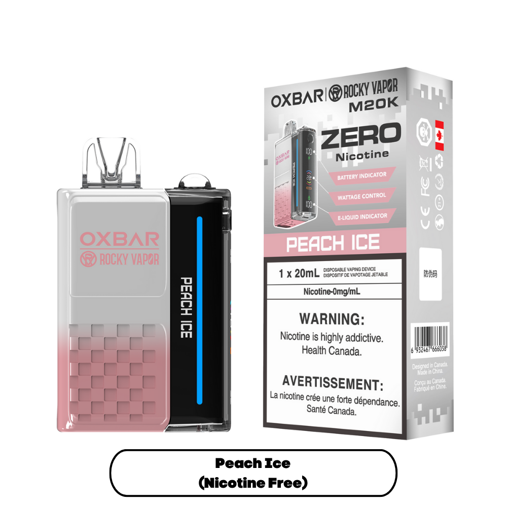 Oxbar M20K - Peach Ice (Nicotine Free)