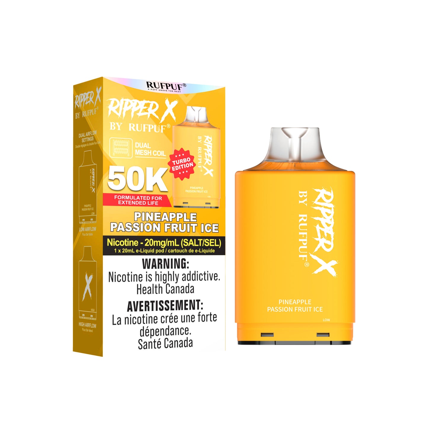 Ripper X 50K - Pineapple Passion Fruit Ice
