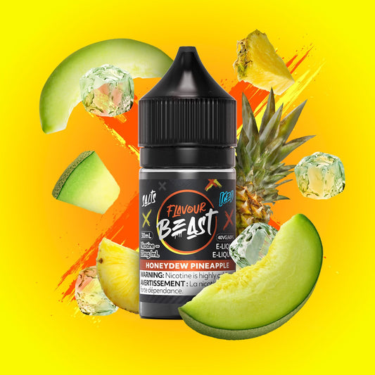 Flavour Beast Salt 30mL - Honeydew Pineapple Iced