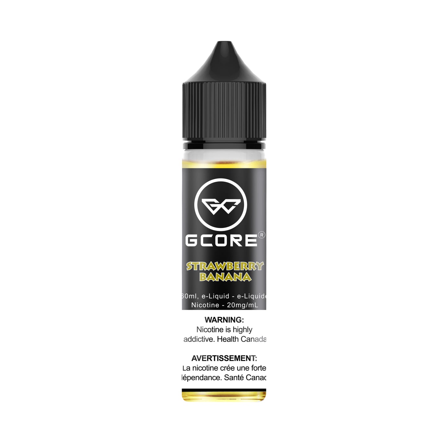 Gcore Salts 60ml - Strawberry Banana