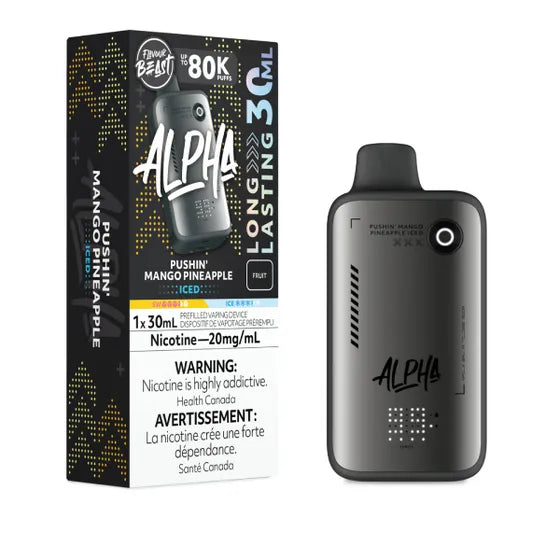 Flavour Beast Alpha 80K - Pushin' Mango Pineapple Ice