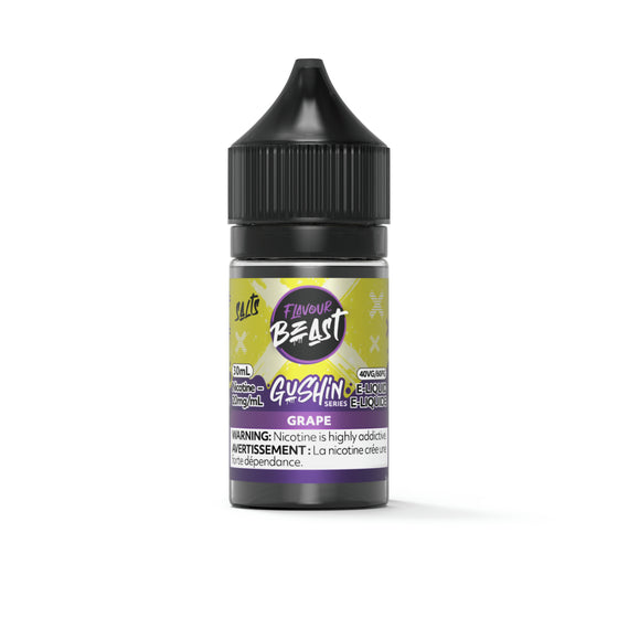 Flavour Beast Gushin Salt 30mL - Gushin Grape