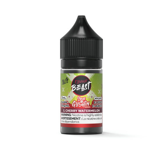 Flavour Beast Gushin Salt 30mL - S. Gushin Cherry Watermelon