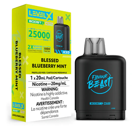 Level X Boost 25k - Blessed Blueberry Mint