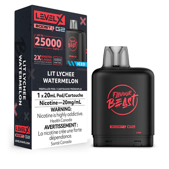 Level X Boost 25k - Lit Lychee Watermelon