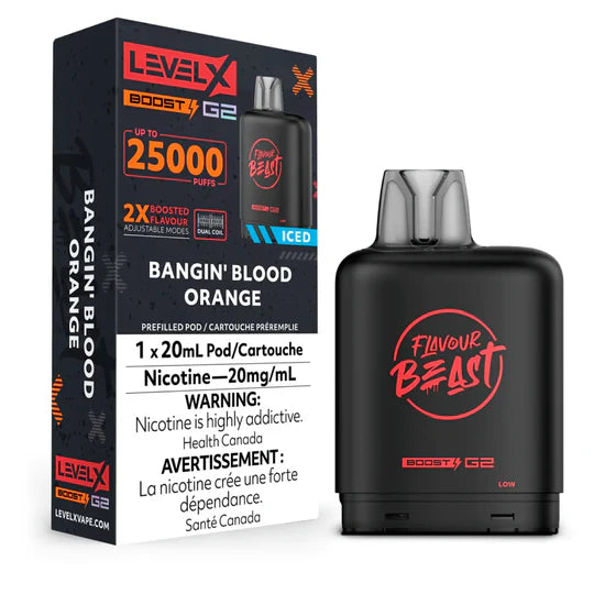 Level X Boost 25k - Bangin' Blood Orange Iced