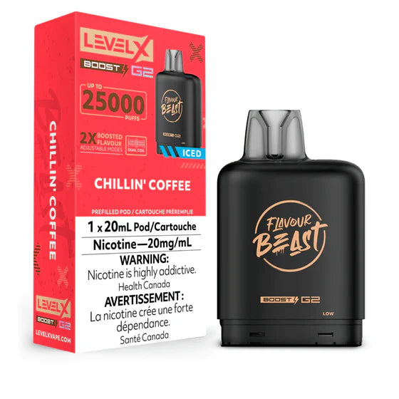 Level X Boost 25k - Chillin' Coffee Iced