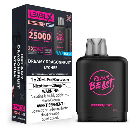 Level X Boost 25k - Dreamy Dragonfruit Lychee Iced