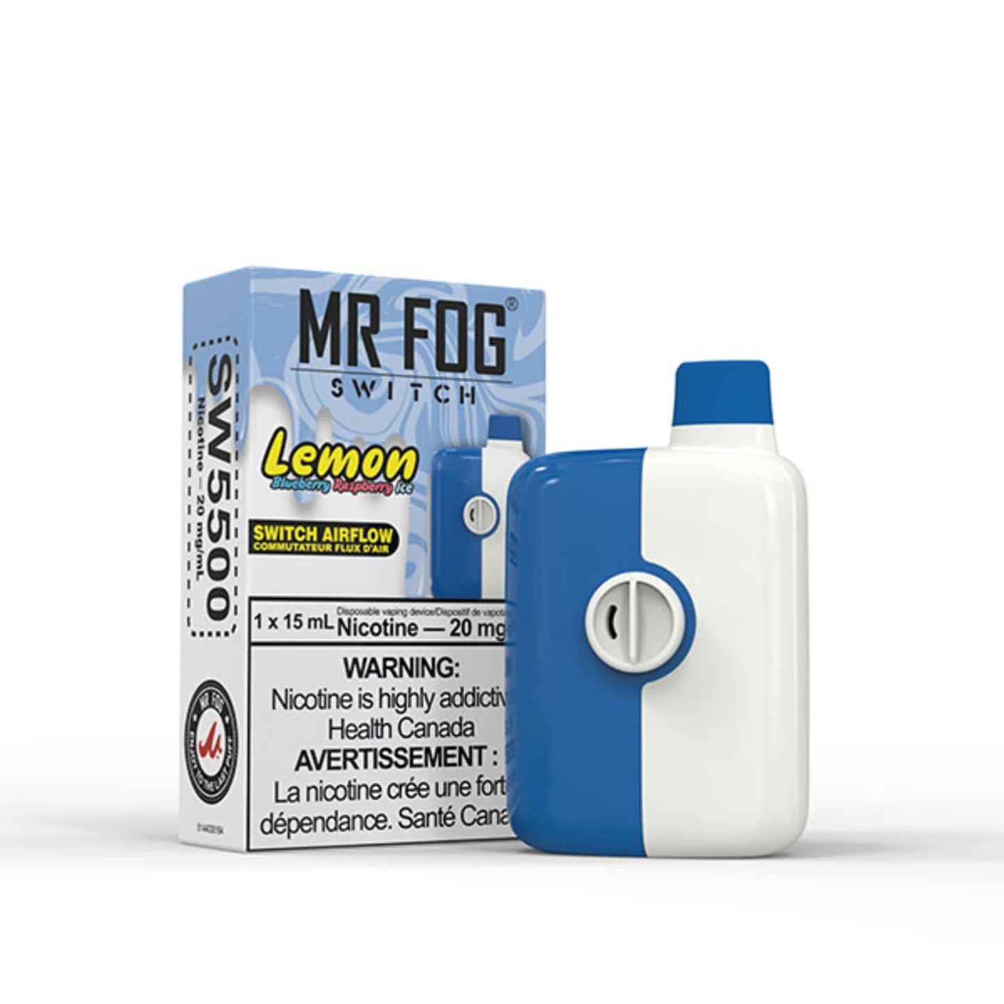 Mr Fog Switch 5500 - Blueberry Raspberry Lemon Ice