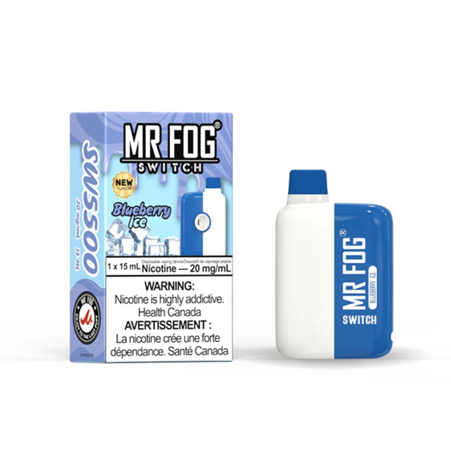 Mr Fog Switch 5500 - Blueberry Ice