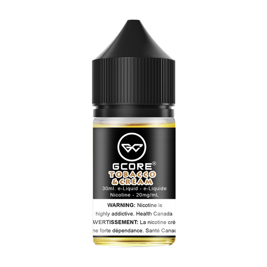 GCORE Salts - Tobacco & Cream 30ml