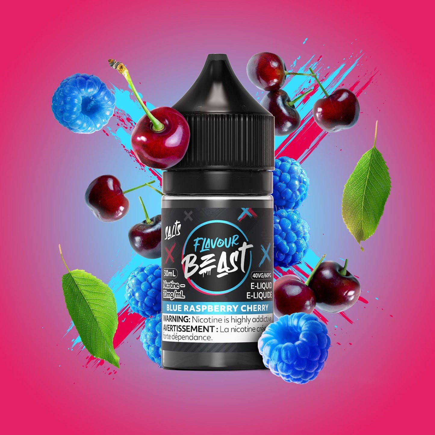 Flavour Beast Salt 30mL - Blue Raspberry Cherry