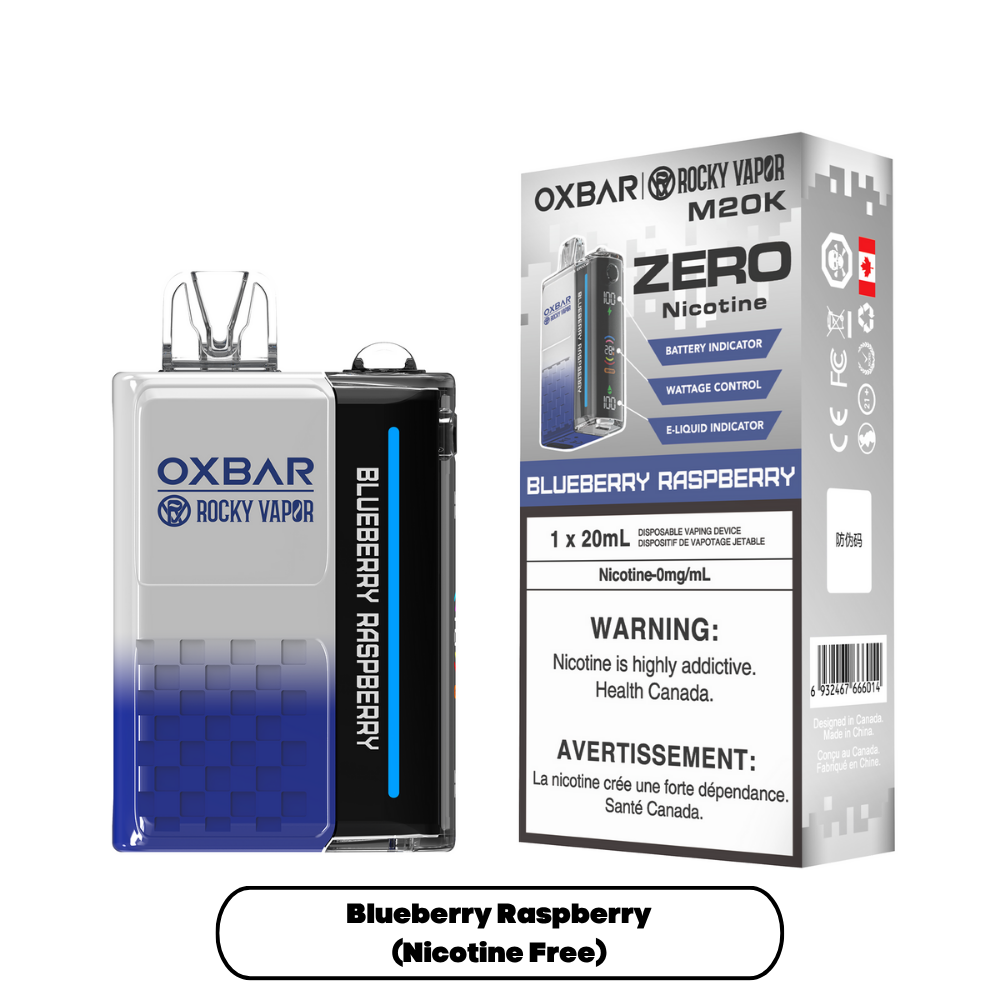 Oxbar M20K - Blueberry Raspberry (Nicotine Free)