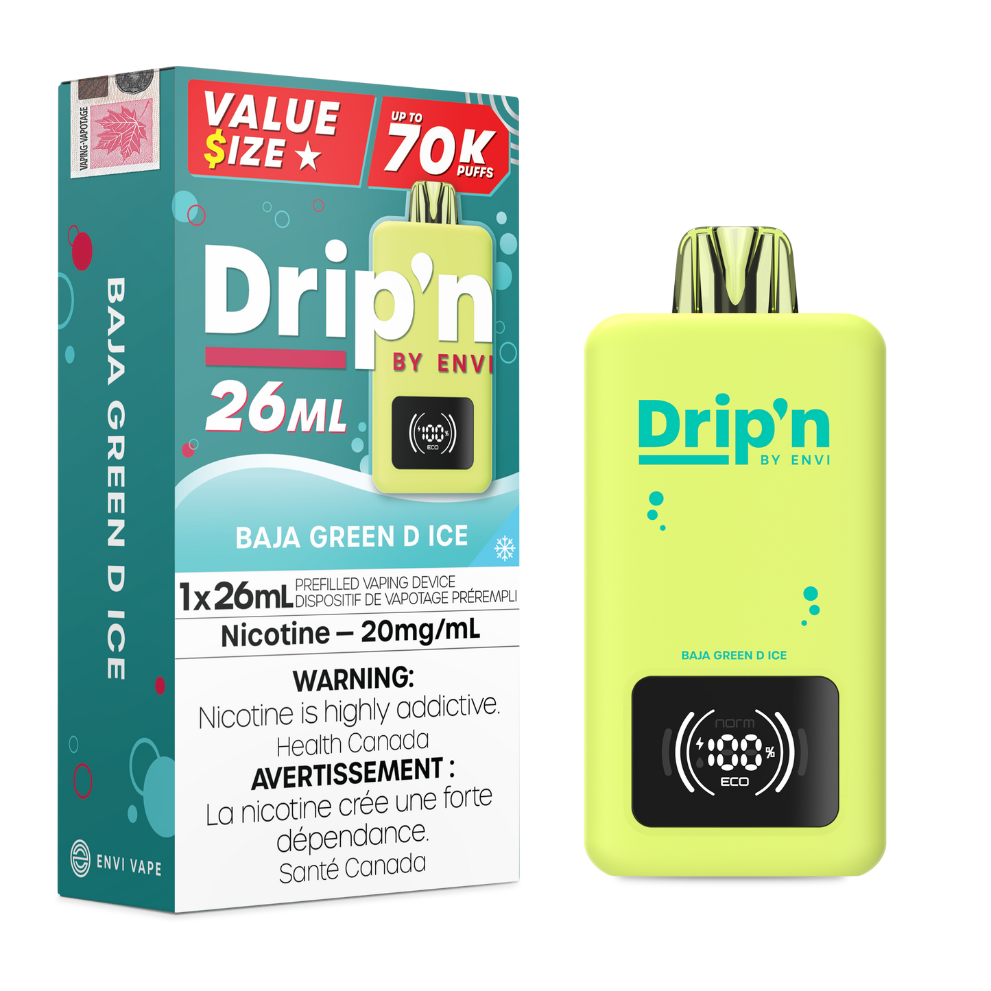 Drip'n 70k - Baja Green D Ice
