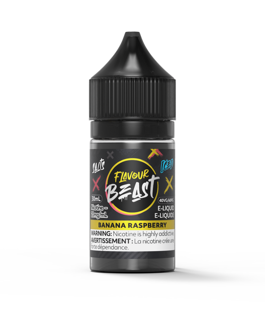Flavour Beast Salt 30mL - Banana Raspberry Iced