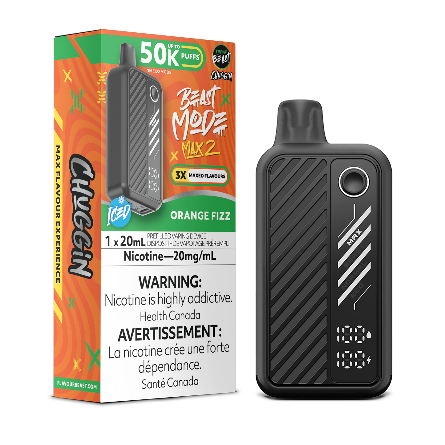 Beast Mode Max 2 50k - Orange Fizz Iced