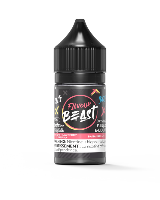 Flavour Beast Salt 30mL - STR8 UP Strawberry Banana Iced