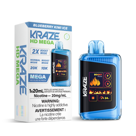 Kraze HD Mega -  Blueberry Kiwi Ice