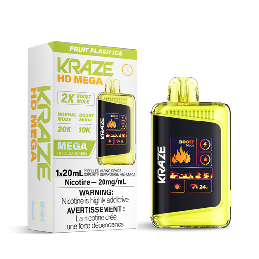 Kraze HD Mega -  Fruit Flash Ice