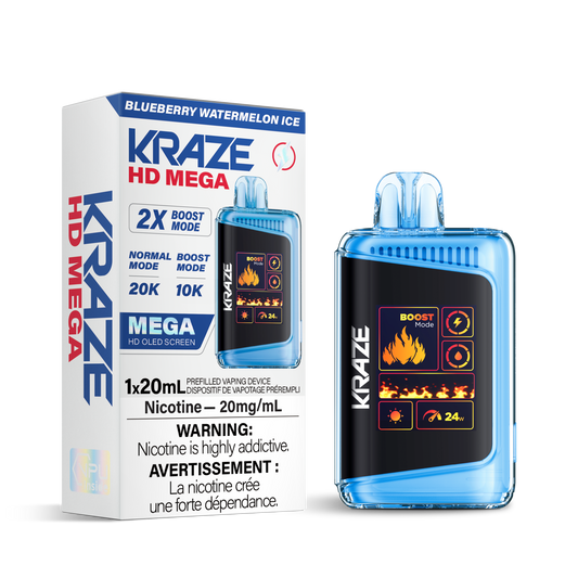 Kraze HD Mega -  Blueberry Watermelon Ice