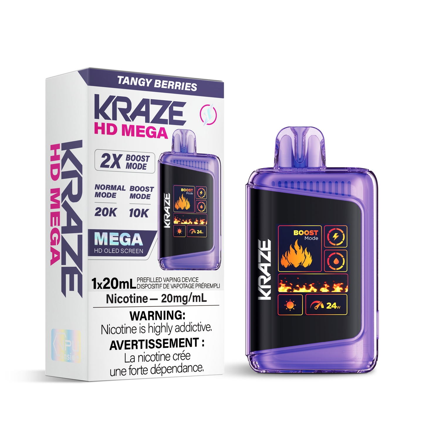 Kraze HD Mega - Tangy Berries