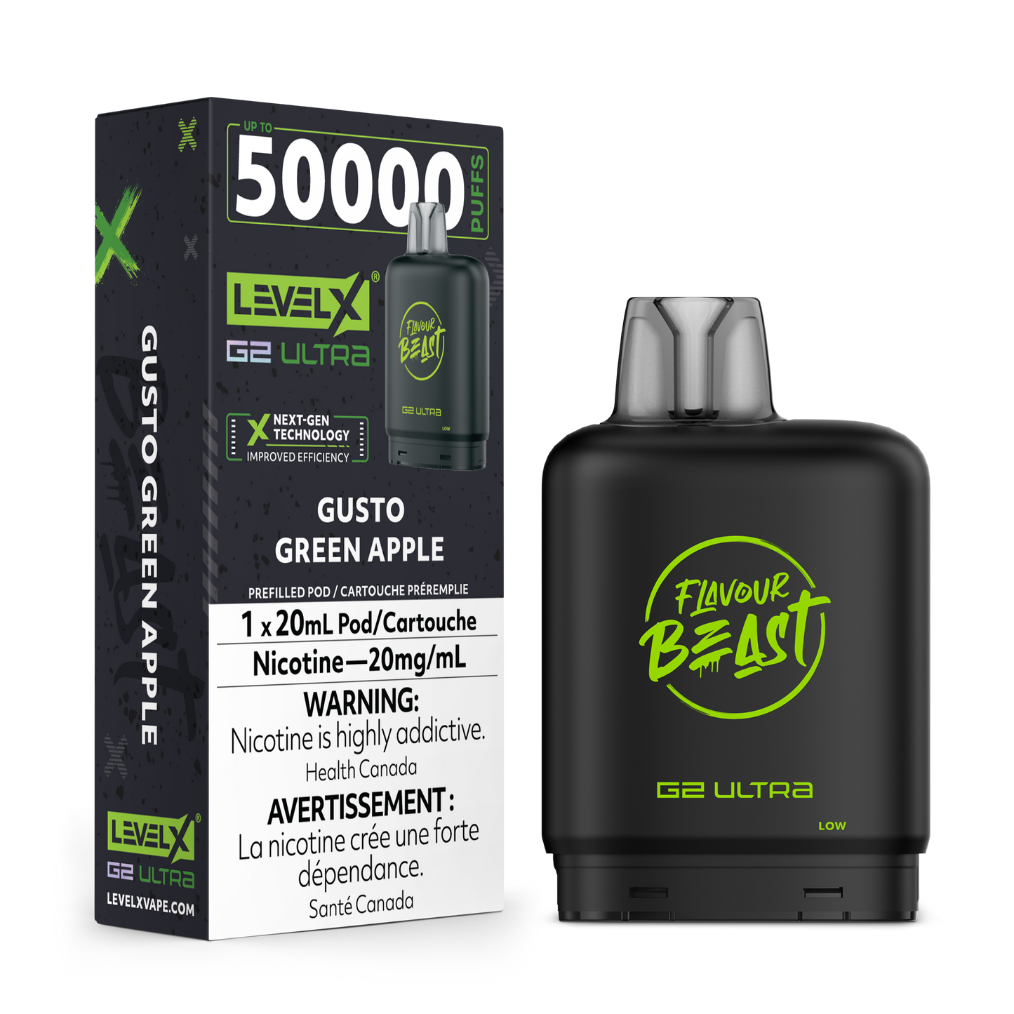 Level X Ultra 50k - Gusto Green Apple