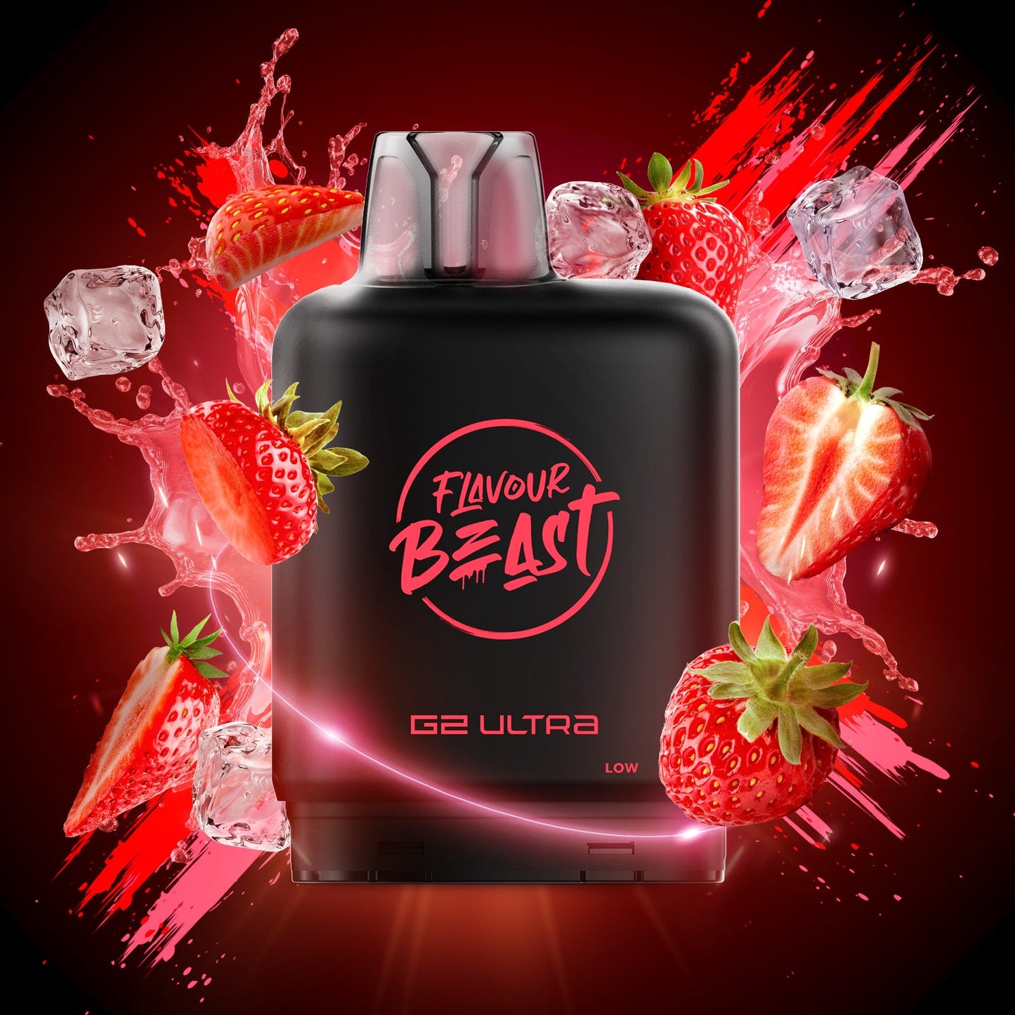 Level X Ultra Chuggin 50k - Strawberry Classic Iced
