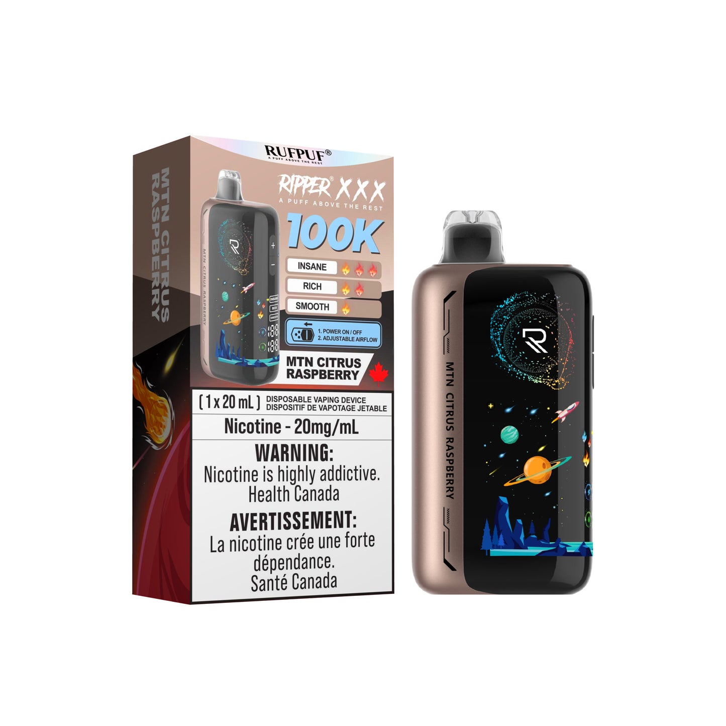 Ripper XXX - MTN Citrus Raspberry