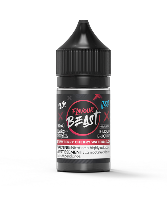 Flavour Beast Salt 30mL - Strawberry Cherry Watermelon Iced