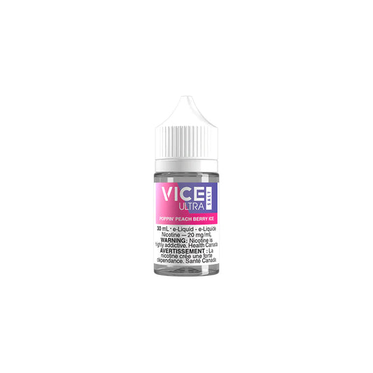 Vice Ultra Salt 30mL - Poppin' Peach Berry Ice
