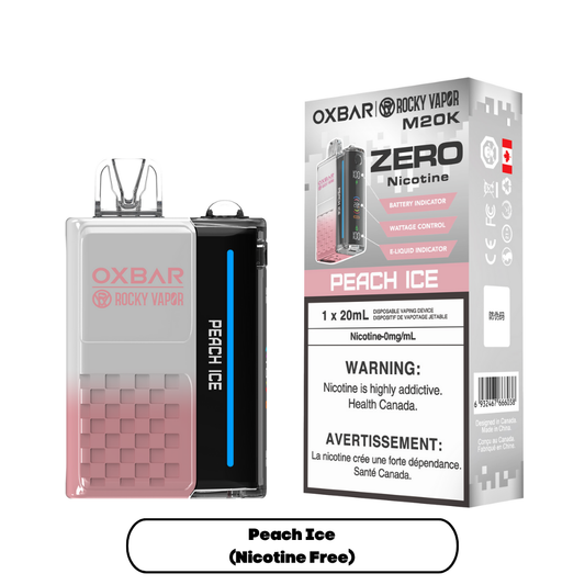 Oxbar M20K - Peach Ice (Nicotine Free)