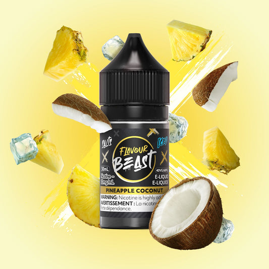 Flavour Beast Salt 30mL - Pineapple Coconut Iced
