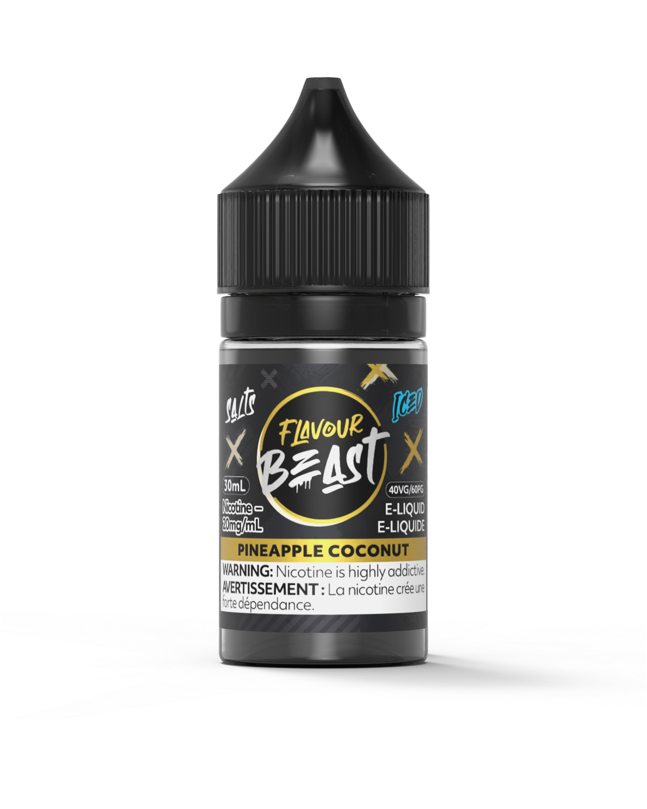 Flavour Beast Salt 30mL - Pineapple Coconut Iced