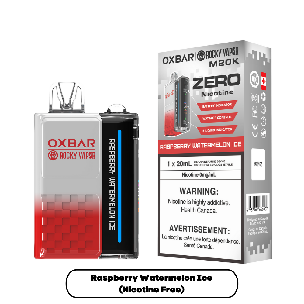 Oxbar M20K - Raspberry Watermelon Ice (Nicotine Free)