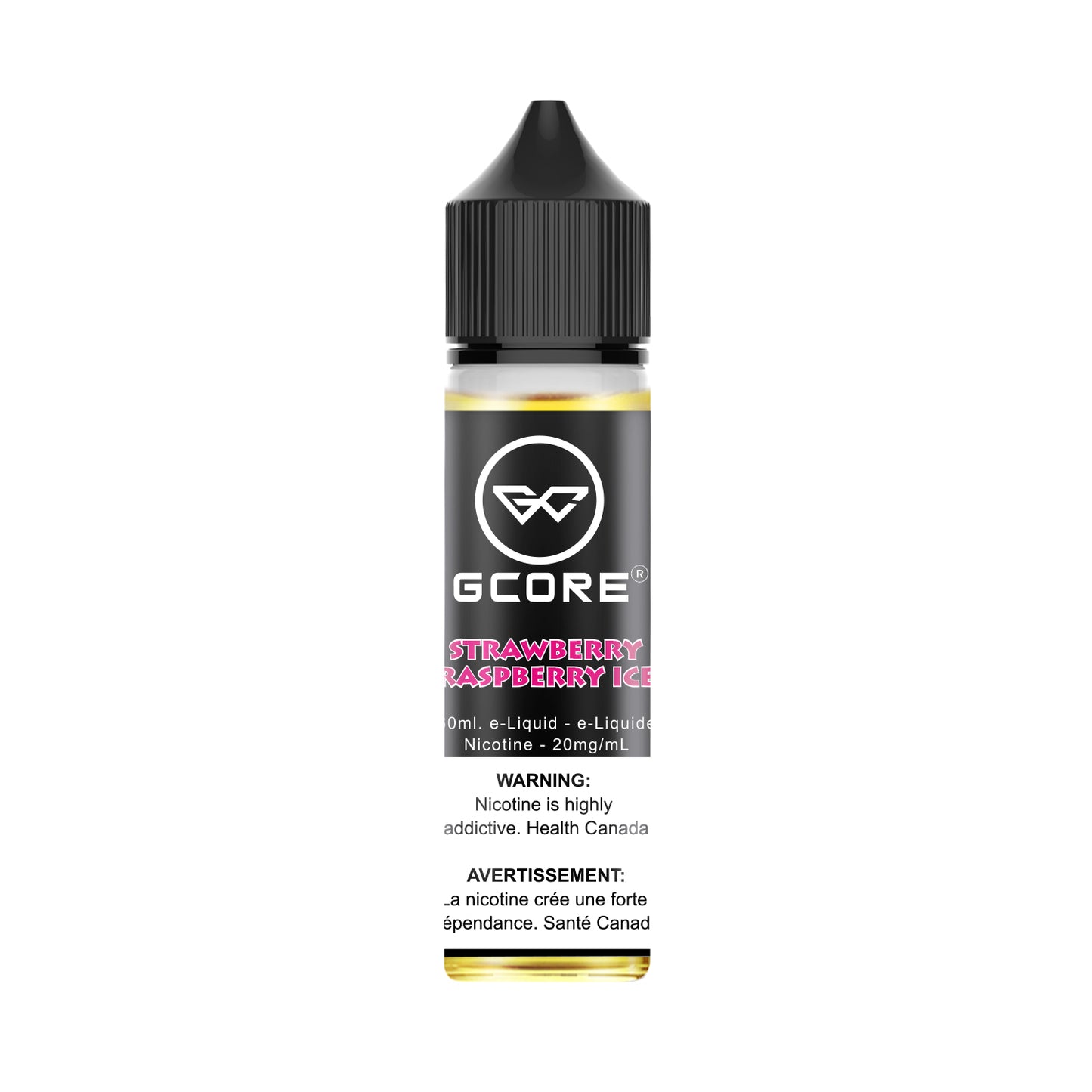 Gcore Salts 60ml - Strawberry Raspberry Ice