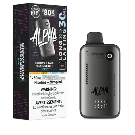 Flavour Beast Alpha - Groovy Grape Passionfruit Iced