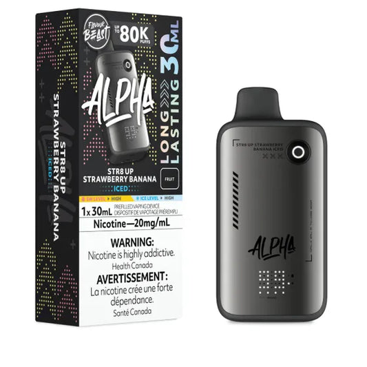 Flavour Beast Alpha - STR8 UP Strawberry Banana Iced