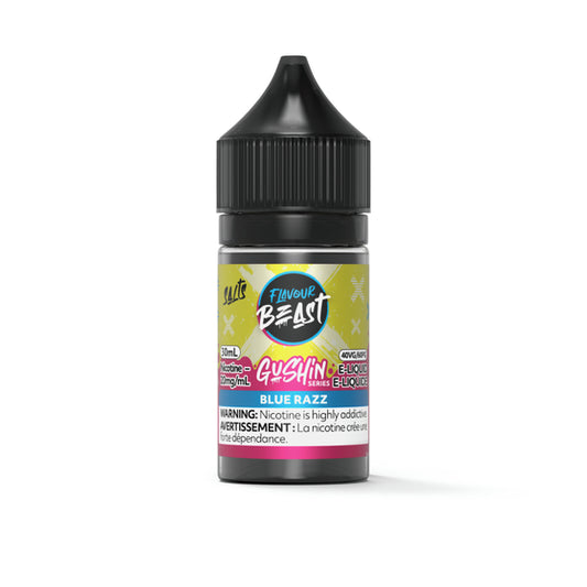 Flavour Beast Gushin Salt 30mL - Gushin Blue Razz