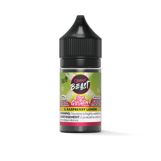 Flavour Beast Gushin Salt 30mL - S. Gushin Raspberry Lemon