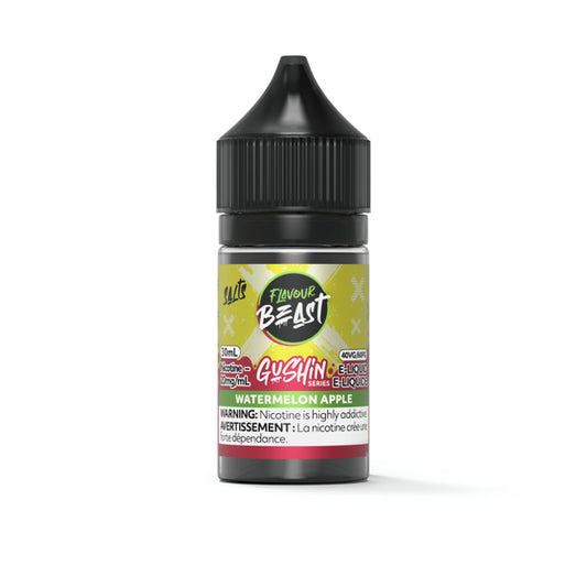 Flavour Beast Gushin Salt 30mL - Gushin Watermelon Apple