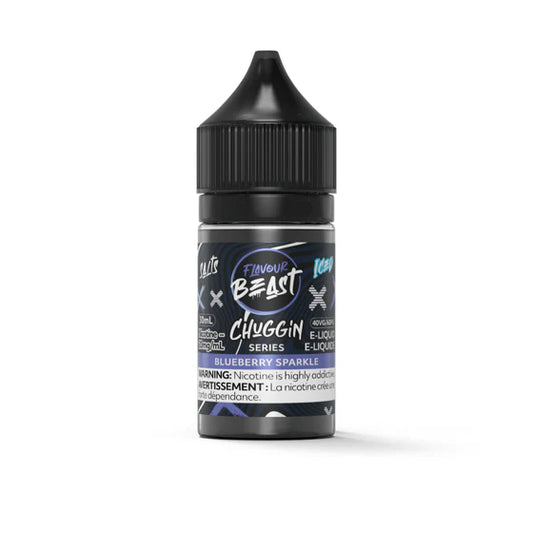 Flavour Beast Chuggin Salt 30mL - Blueberry Sparkle Iced