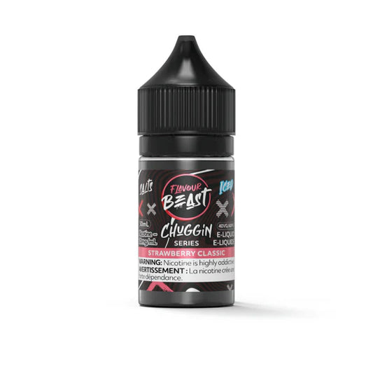 Flavour Beast Chuggin Salt 30mL - Strawberry Classic Iced