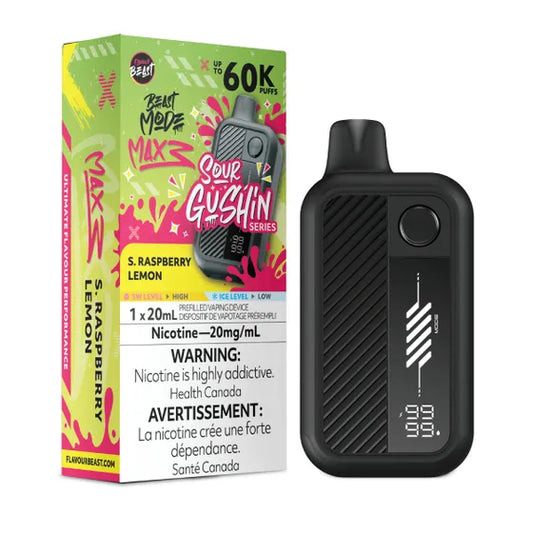 Beast Mode Max 3 60k - Gushin S. Raspberry Lemon